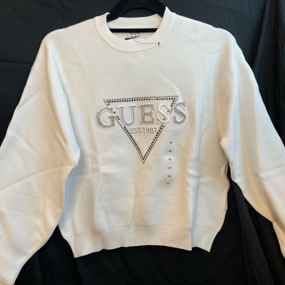 White Guess sweater